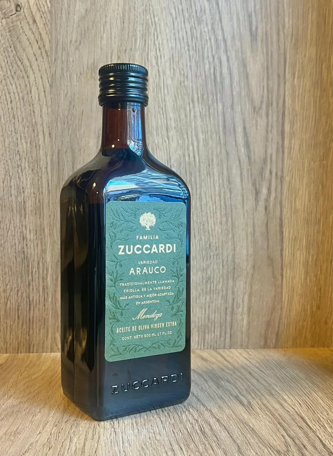 Aceite de oliva extra virgen Arauco 500ml Zuccardi