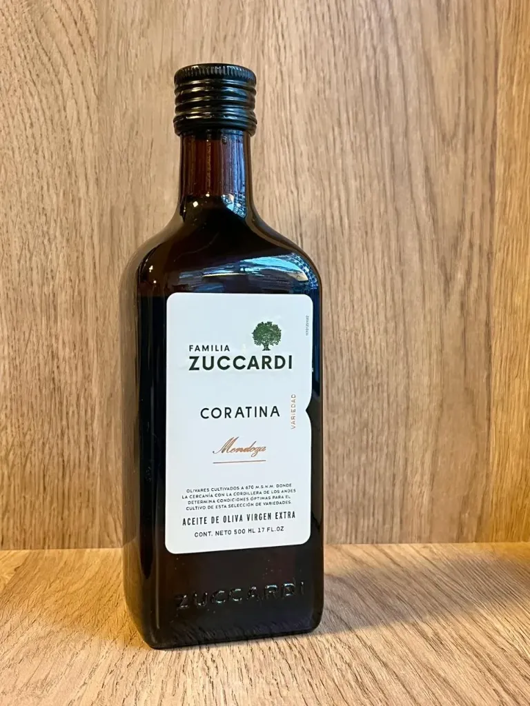 Aceite de oliva extra virgen Coratina 500ml Zuccardi