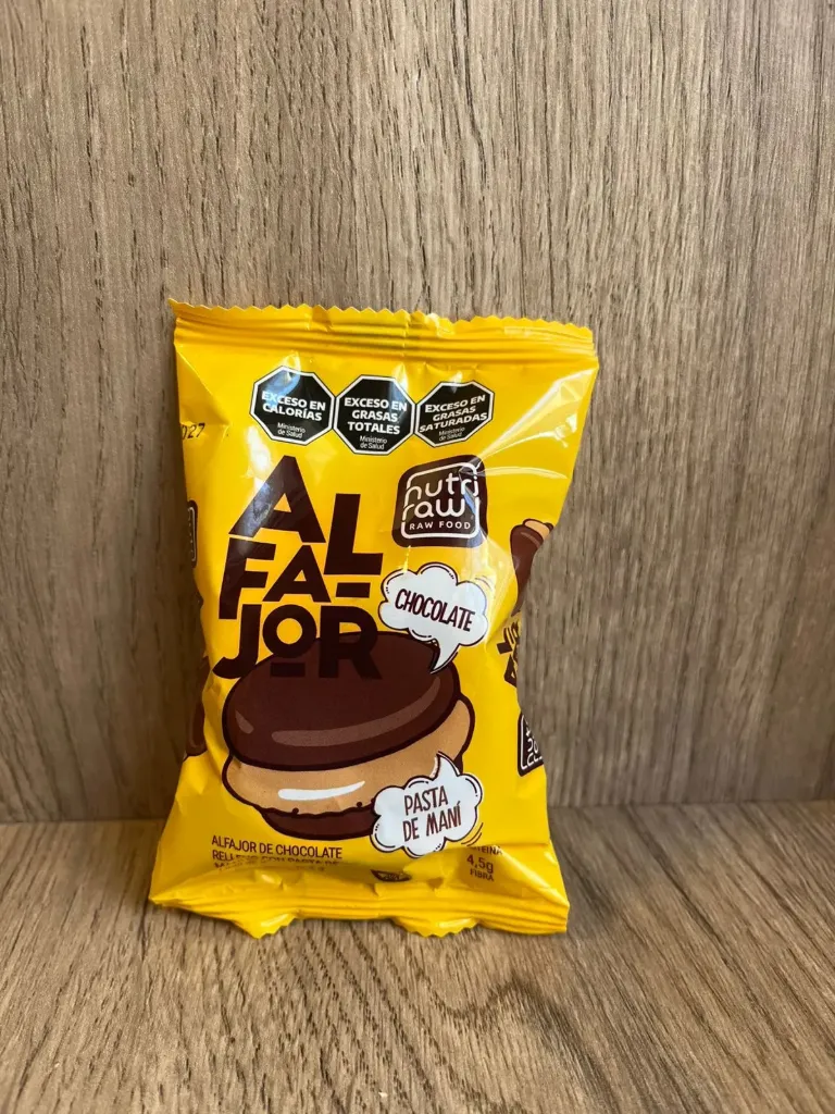 Alfajor pasta de maní Nutri Raw