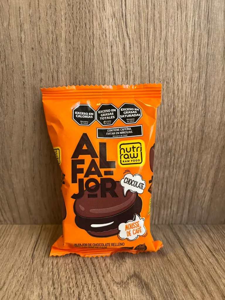 Alfajor mousse de café Nutri Raw