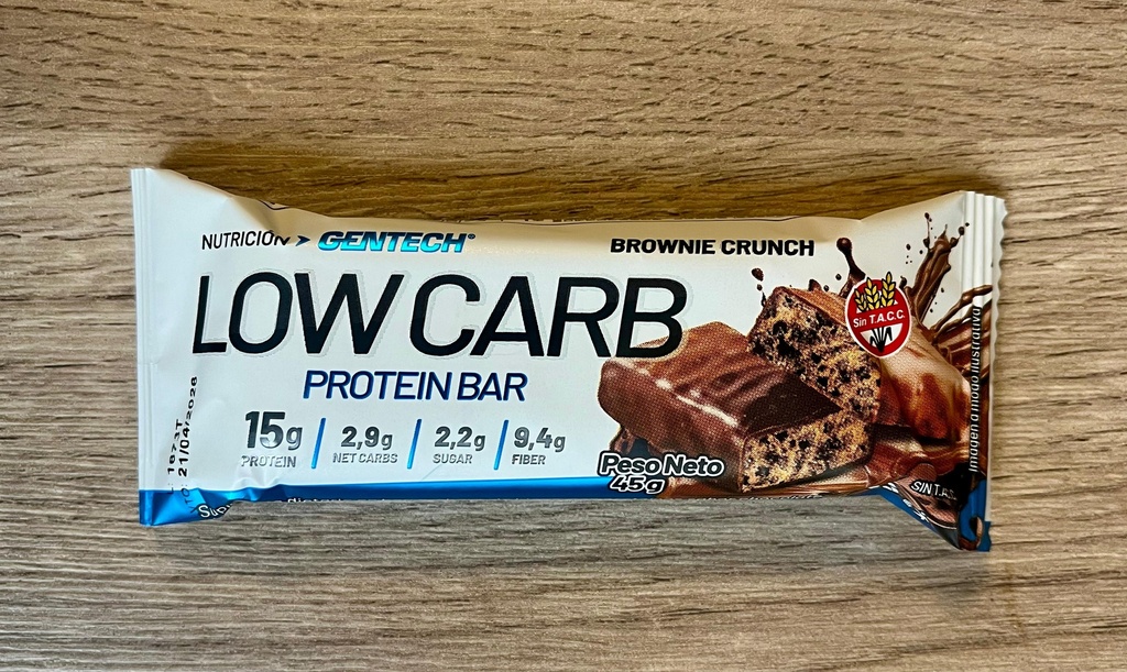 Barrita low carb brownie 45g Gentech