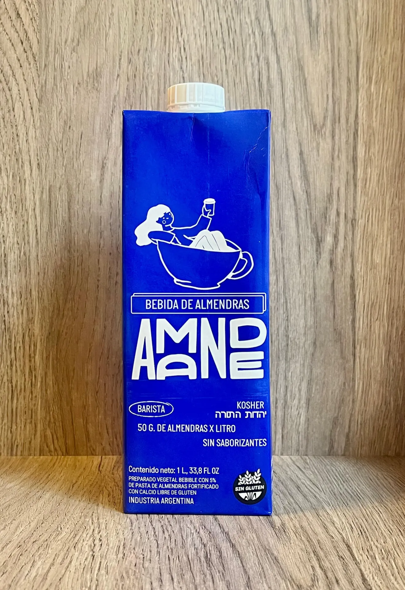 Leche de almendras vegana sin tacc 1L Amande