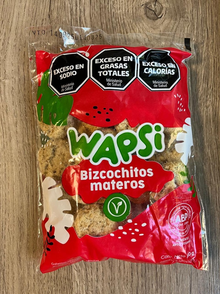 Bizcochitos materos veganos 180g Wapsi