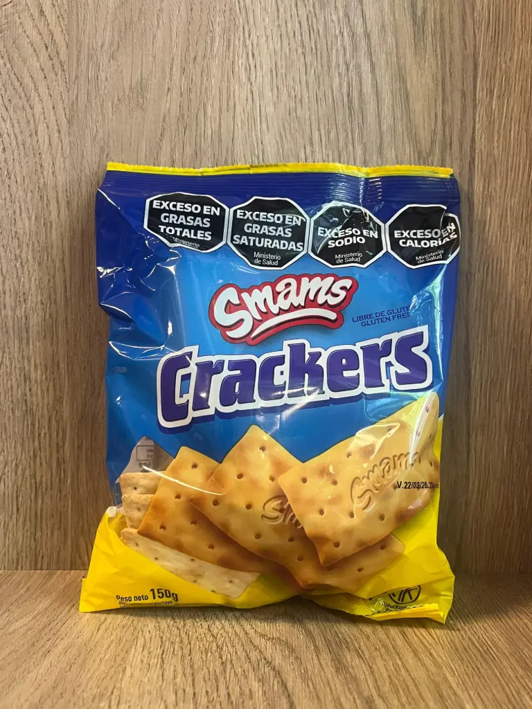Crackers clasicas sin tacc Smams