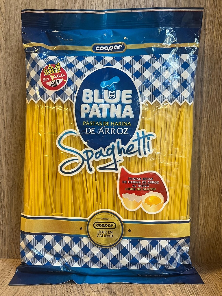 Fideos spaguetti sin tacc 500g Blue Patna