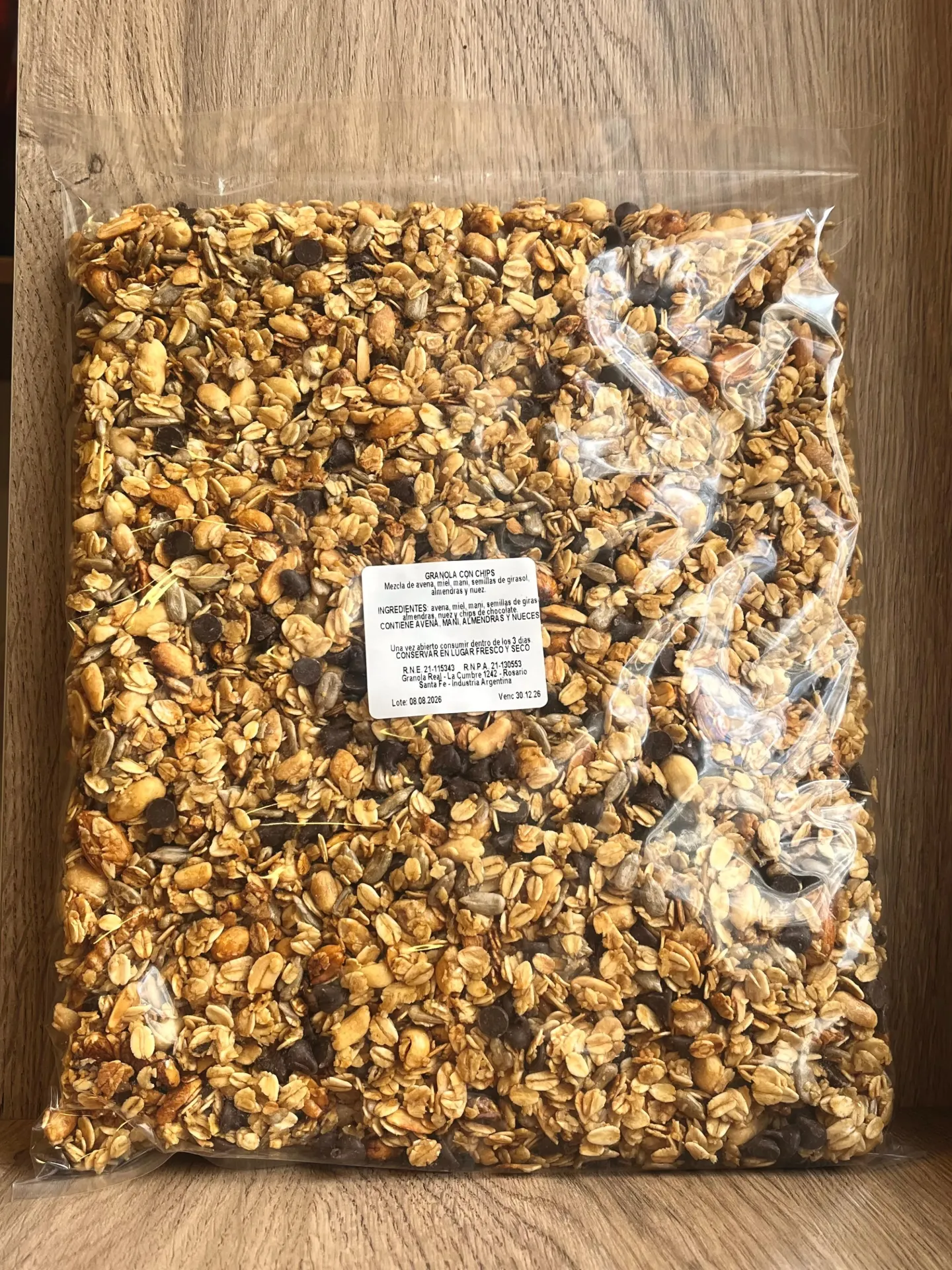 [granola_1kg] Granola con chips de chocolate 1 Kg