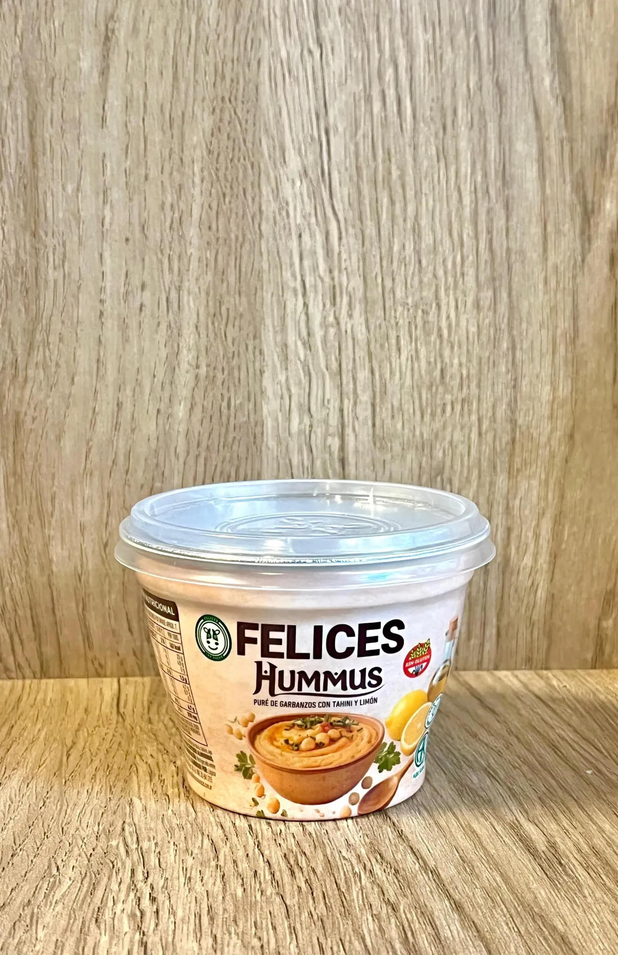 [hummusgarbanzos_felices] Hummus de garbanzo vegano sin tacc 220g Felices