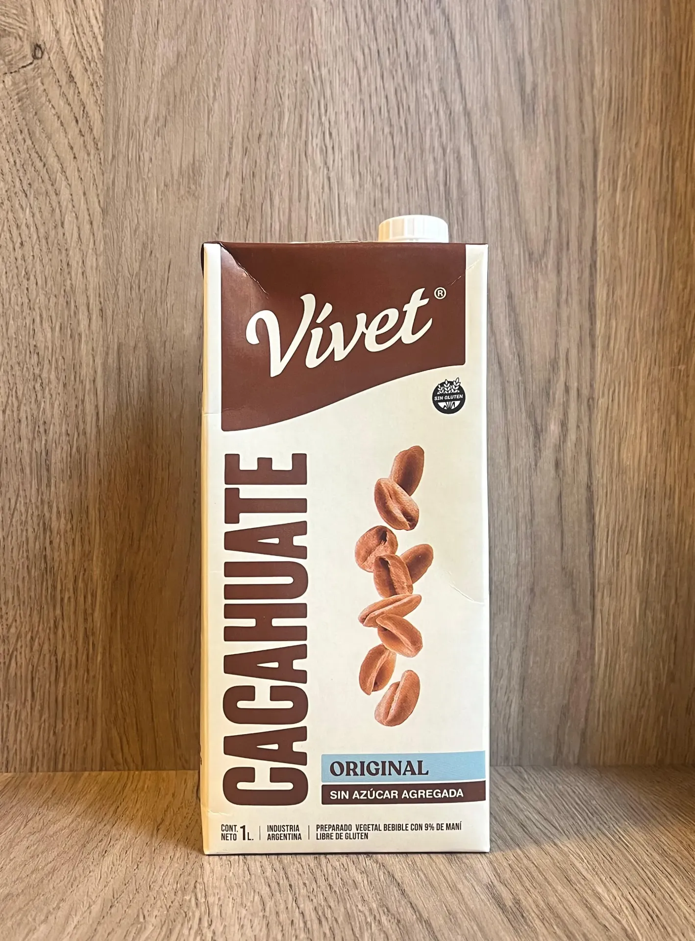 [leche_maniOriginalVivet] Leche de maní sin azucar 1L Vivet