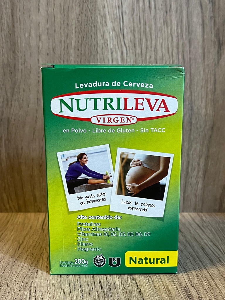 Levadura Nutrileva natural sin tacc