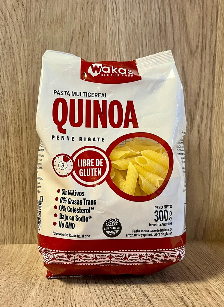 Pasta proteica quinoa sin tacc 300g Wakas