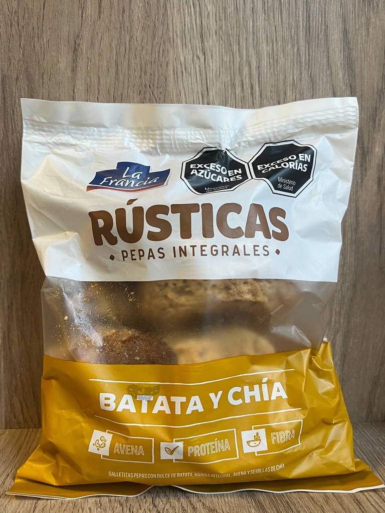 Pepas Integrales Batata y chia La Francia 250g