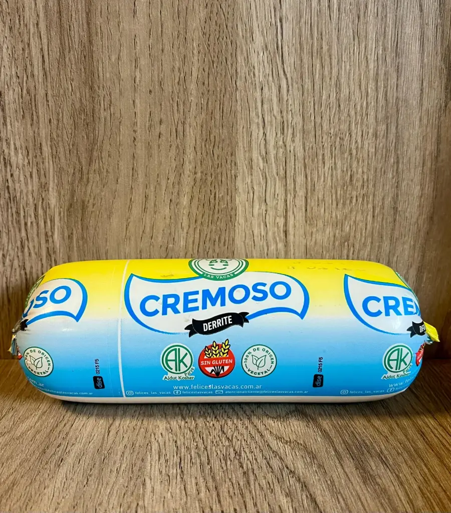 [quesocremoso500_felices] Queso cremoso de almendra vegano sin tacc 500g Felices