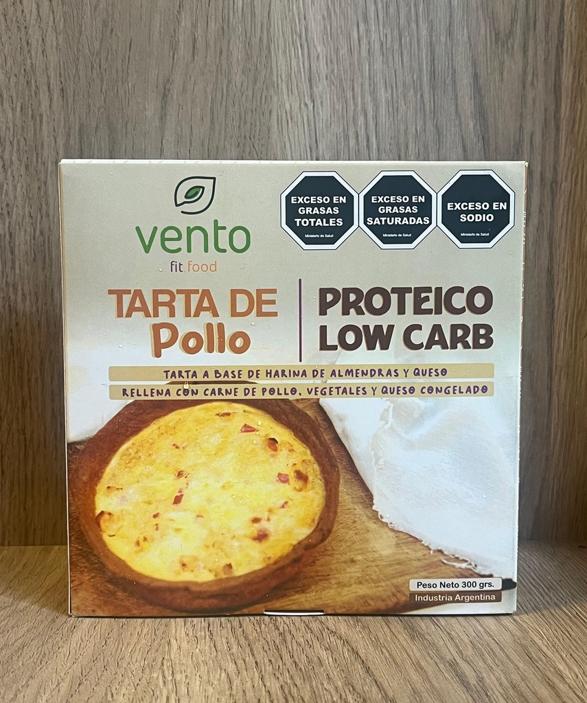 Tarta de pollo keto Vento