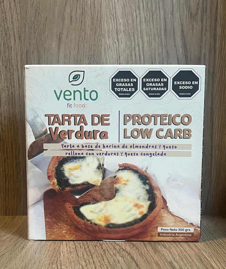 Tarta de verdura y queso keto Vento