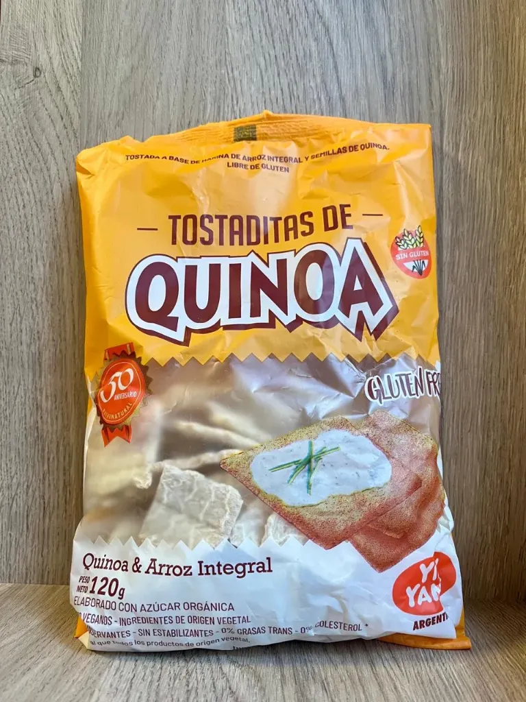 Tostaditas de Quinoa veganas sin gluten 120g Yin Yan