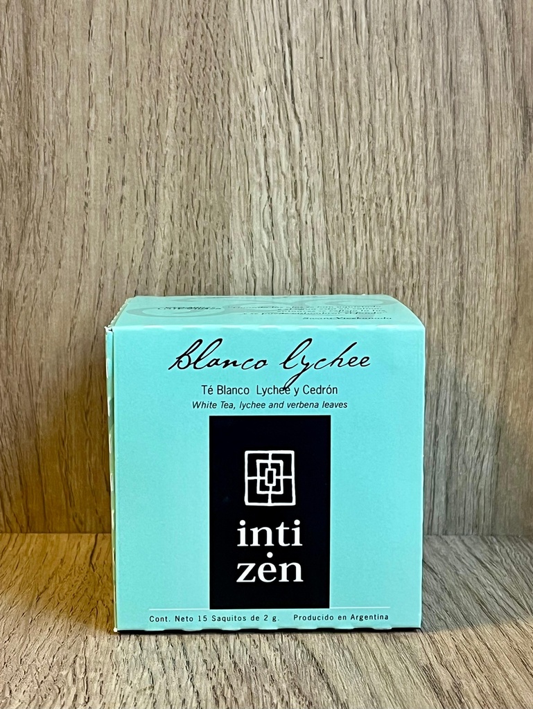 [teblanco_intizn] Té Blanco Lychee 15 saquitos Intizen