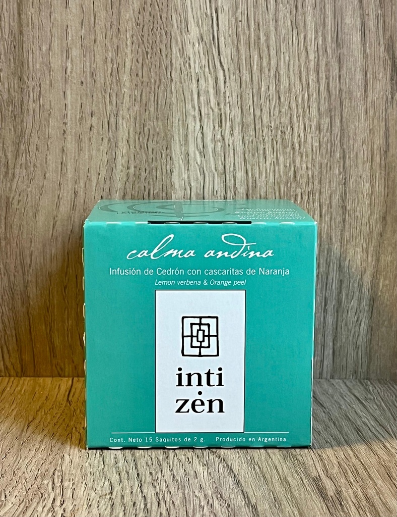 Té Infusión Calma Andina 15 saquitos Intizen
