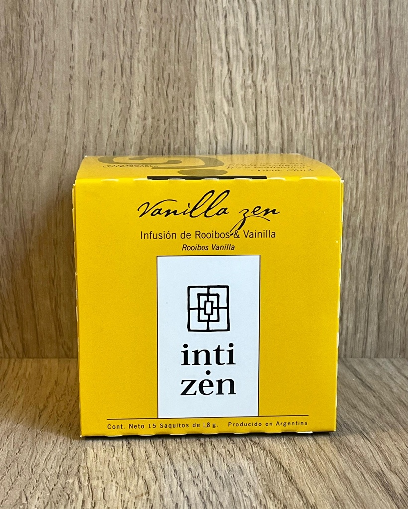 [infusionvainilla_intizen] Té Infusión Vainilla zen 15 saquitos Intizen