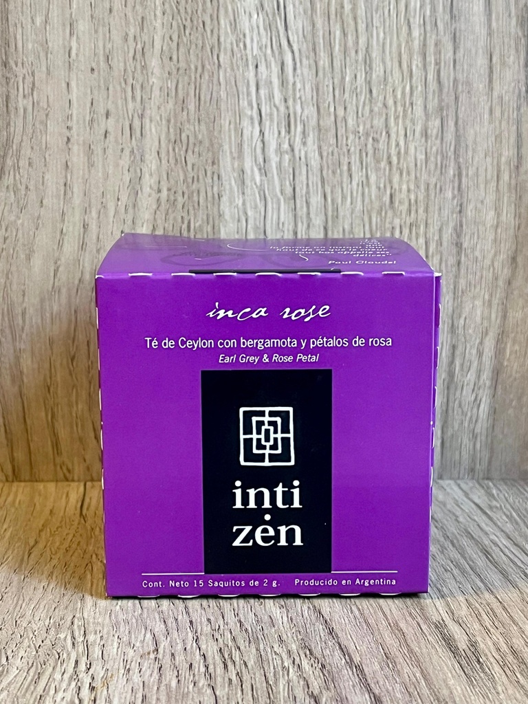 Té Negro Inca Rose 15 saquitos Intizen