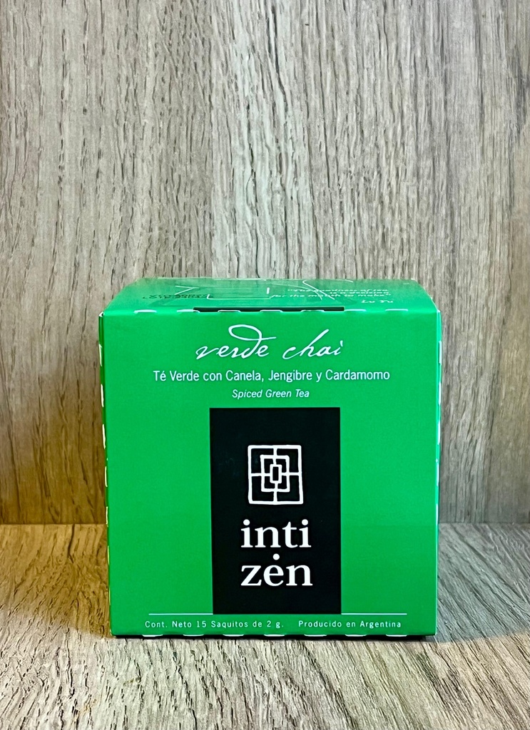 [tevainilla_Intizen] Té Verde Chai 15 saquitos Intizen