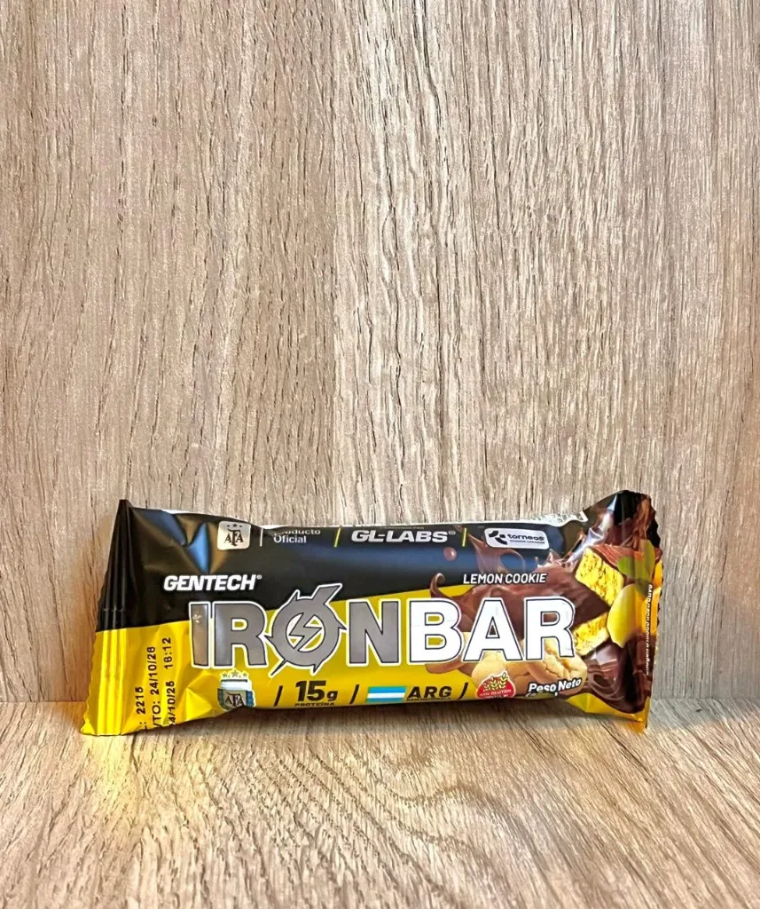 Iron bar mousse limón 46g Gentech