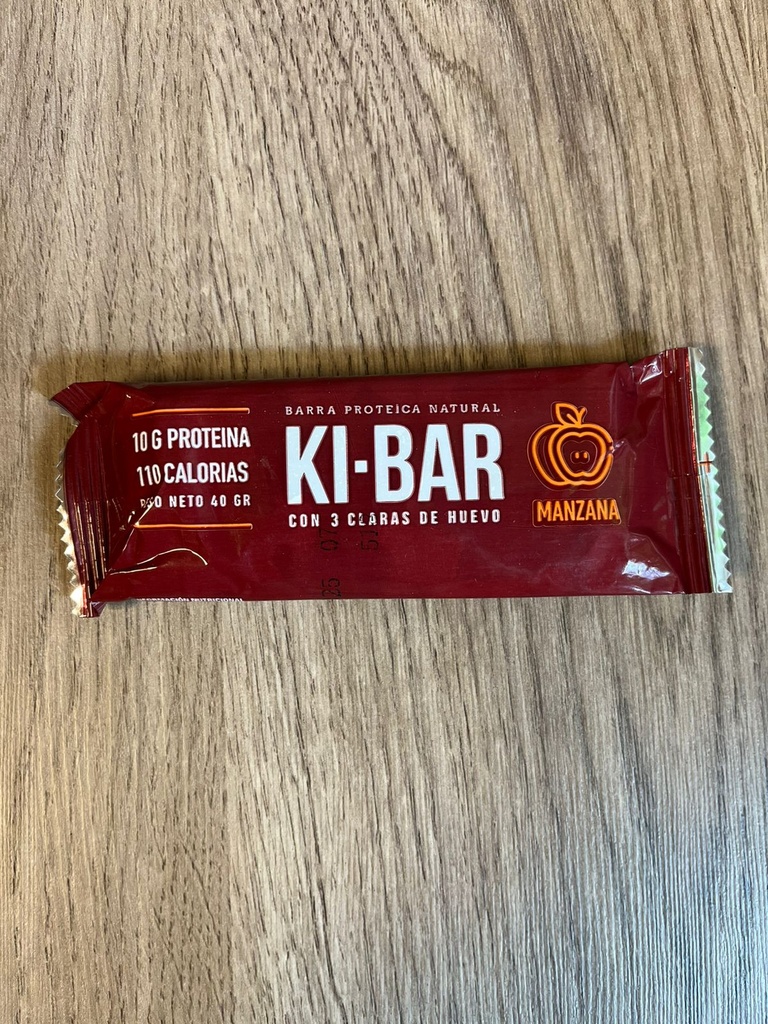Barrita proteica 40g manzana y algarroba Kibar