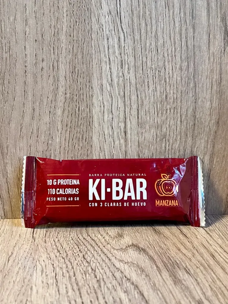 Barrita proteica 40g manzana y algarroba Kibar