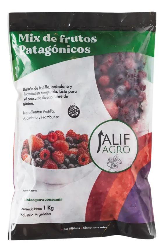 Mix de frutos rojos Patagonico congelados Alif 1kg