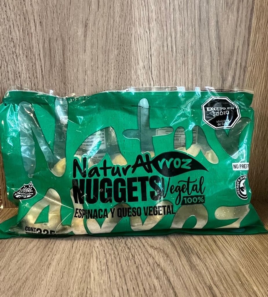 Nuggets Vegano Espinaca y queso 325g Green Naturalrroz
