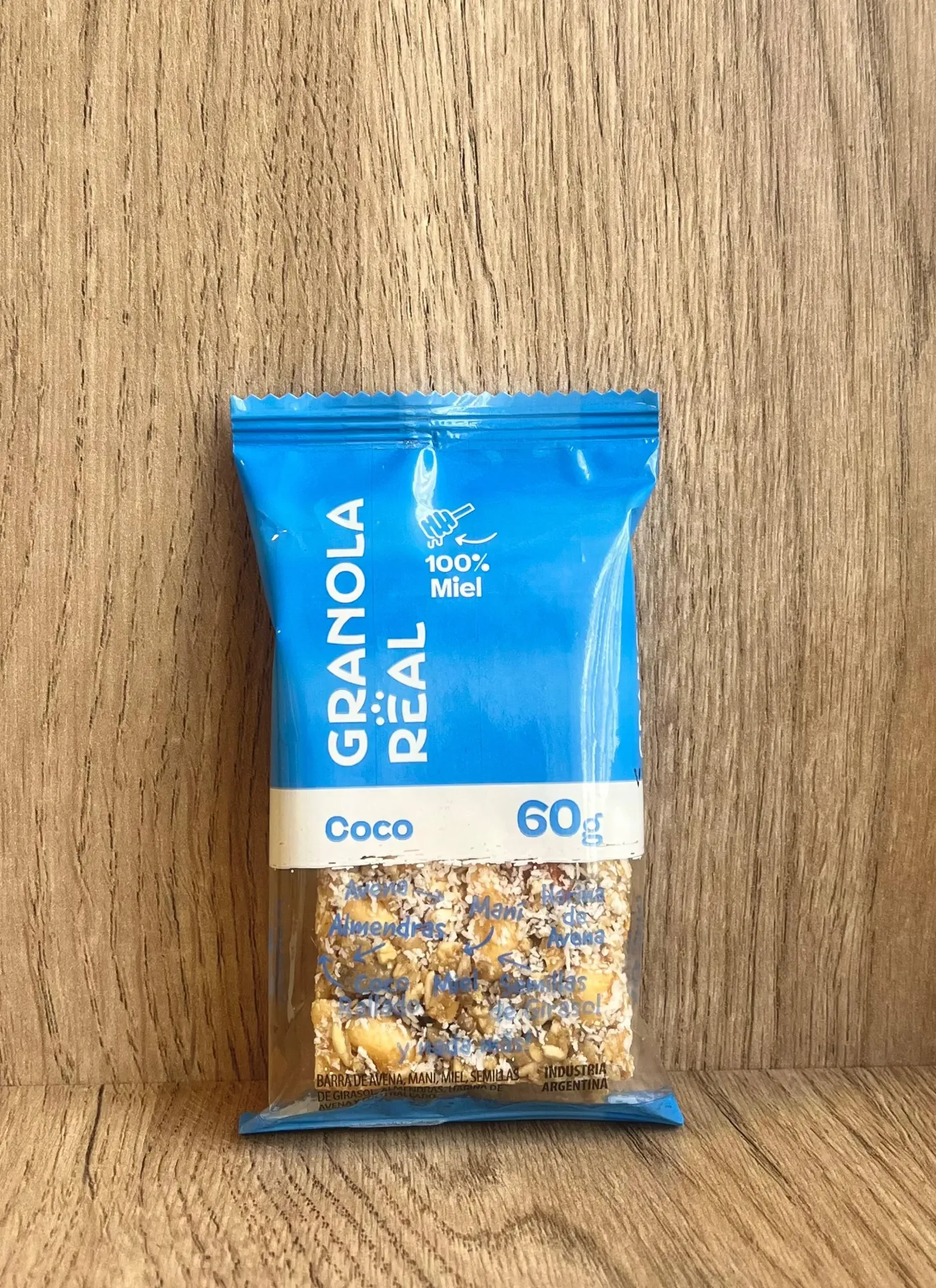 Barrita de granola con coco x 60g