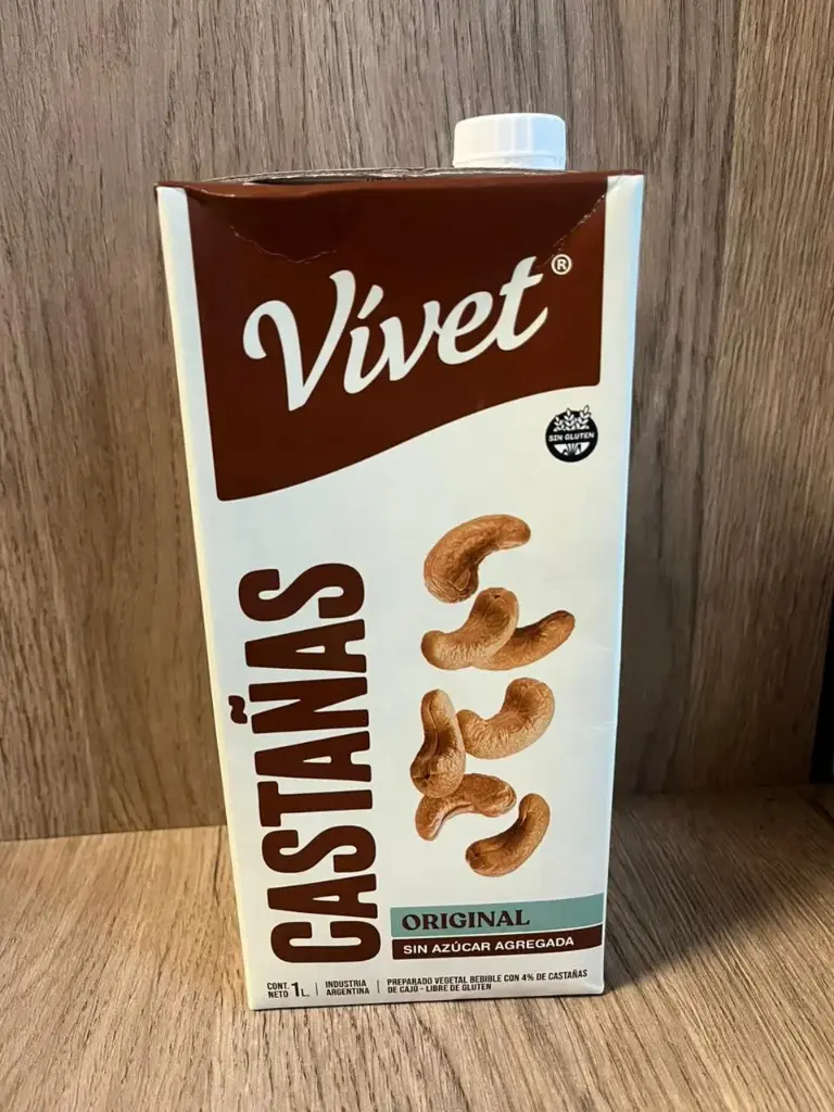 Leche de castañas sin azúcar 1L Vivet