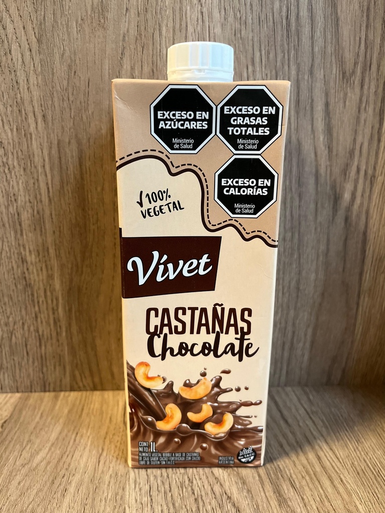 Leche de castañas chocolatada Vivet