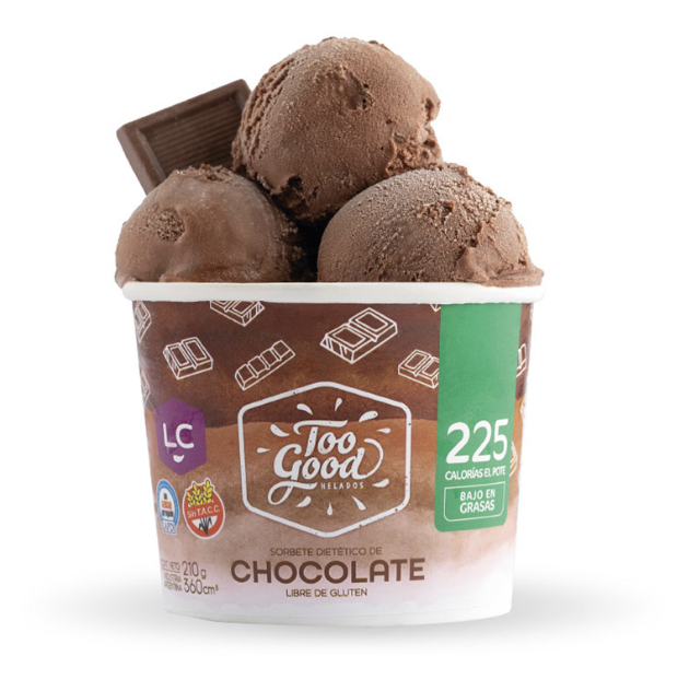 Helado chocolate bajo en calorías Tood Good