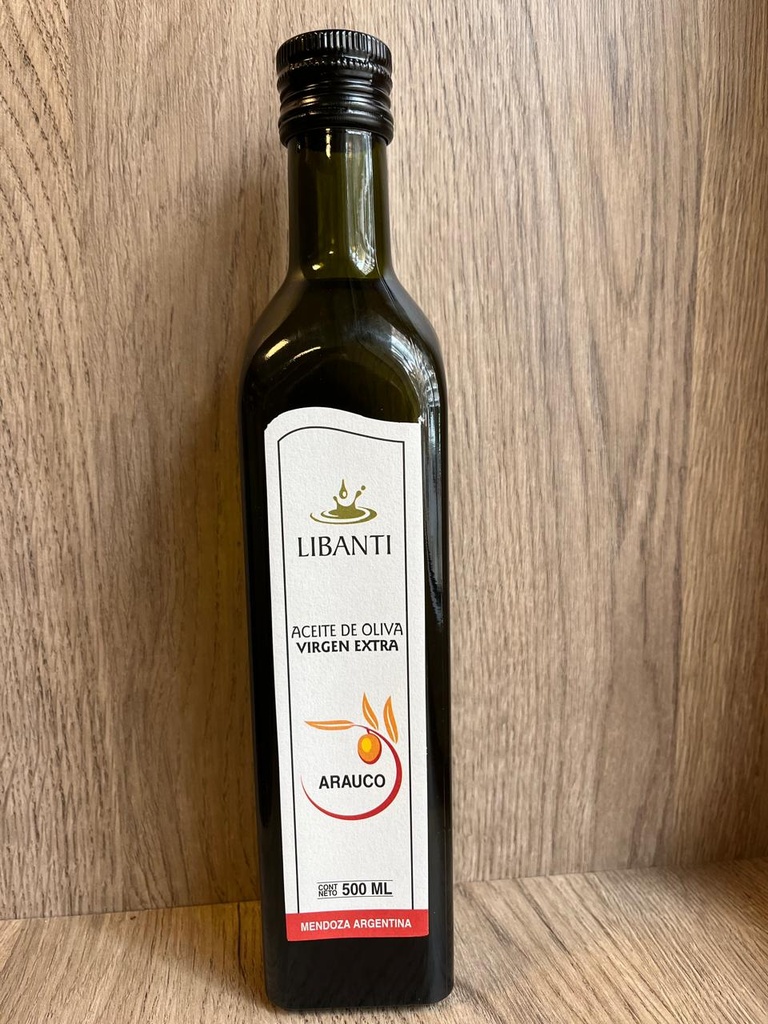 Aceite de oliva extra virgen arauco 500ml Libanti