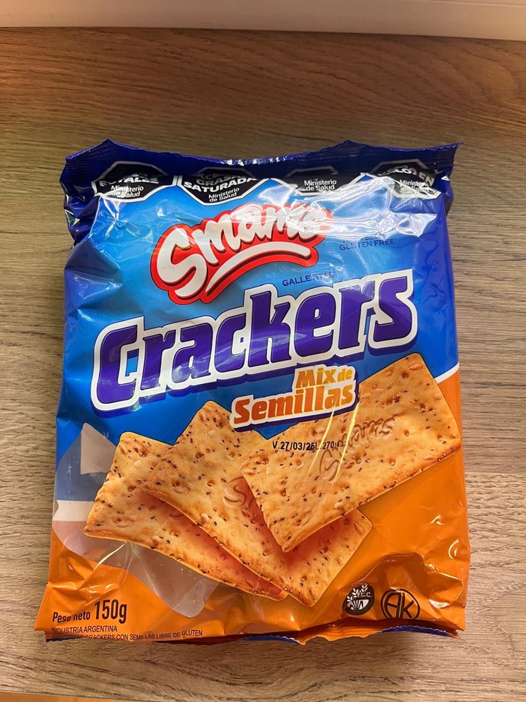 Crackers mix de semillas Smams