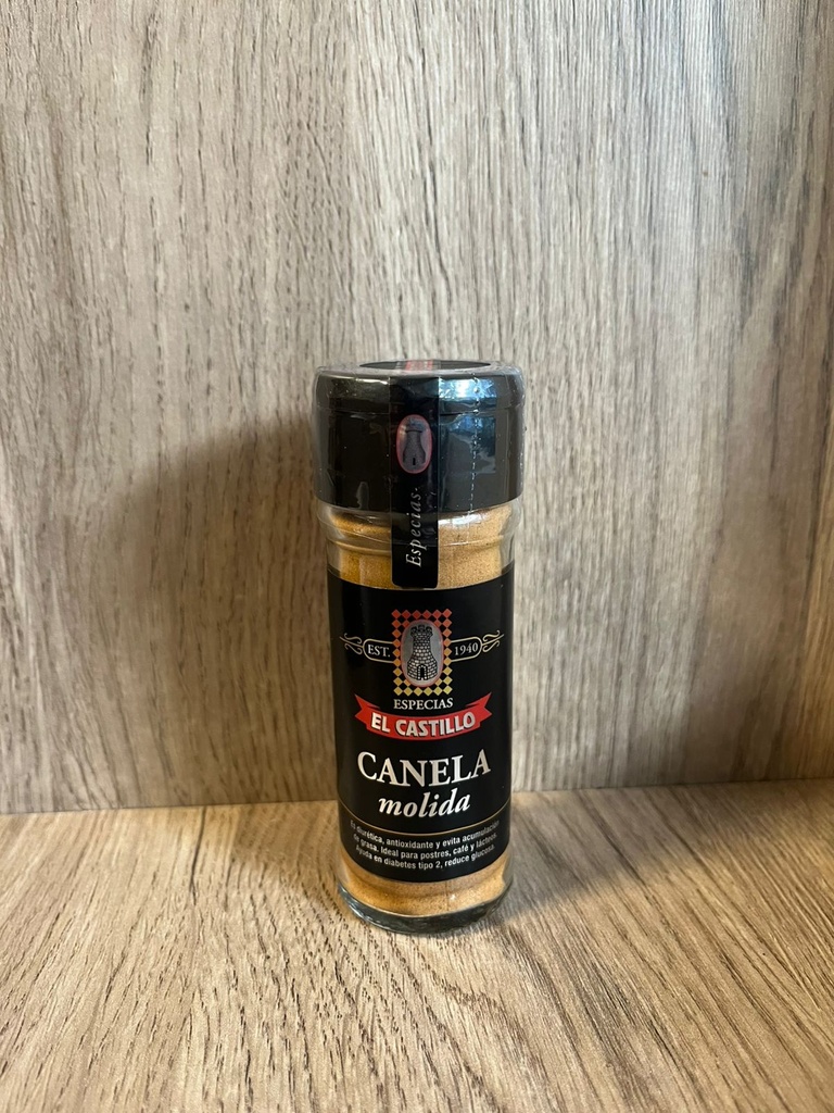 Canela molida frasco vidrio El Castillo