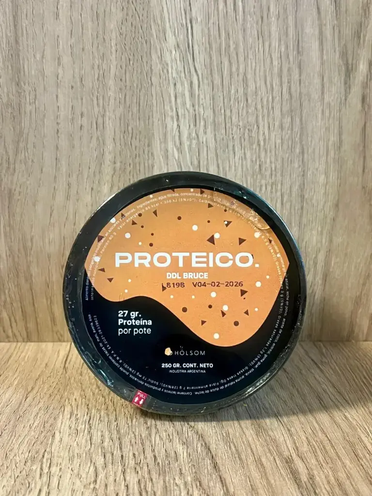 Helado proteico dulce de leche bruce 250g Holsom