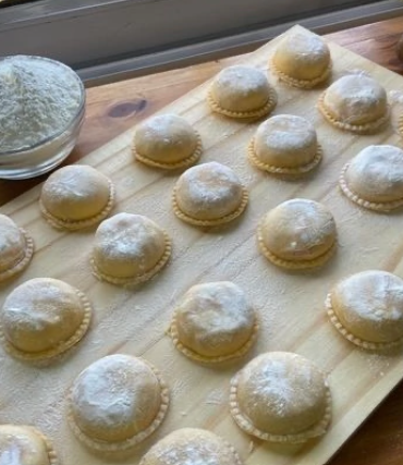 Sorrentinos espinaca y ricota keto sin tacc Dabin fit