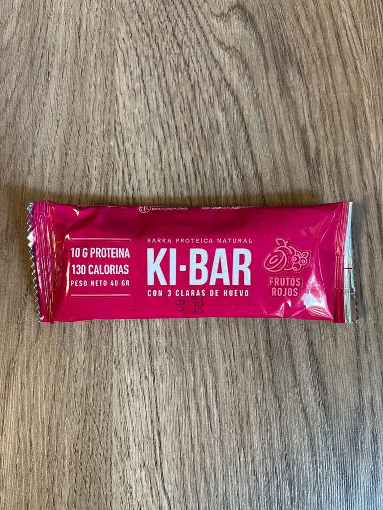 Barrita proteica 40g Frutos Rojos Kibar