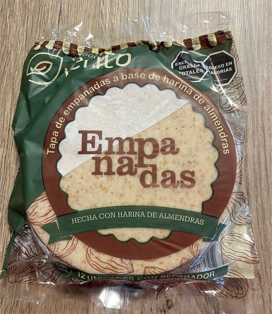 Discos/ masa de empanada keto x12 Vento