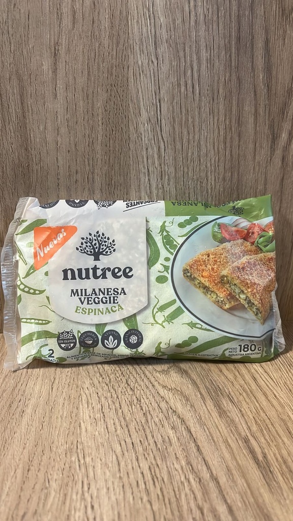 Milanesas veggie Sin Tacc clásicas x 2 unidades Nutree