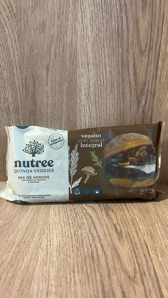 Medallones Mix de hongos Sin Tacc x 4 unidades Nutree