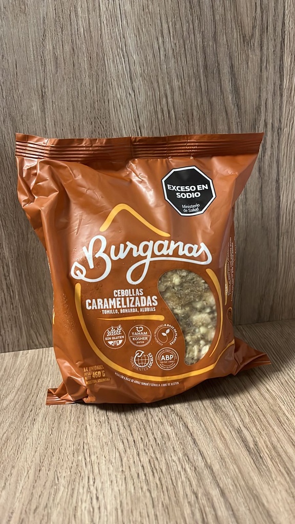 Medallones Cebollas caramelizadas Sin Tacc x 4 unidades Burganas