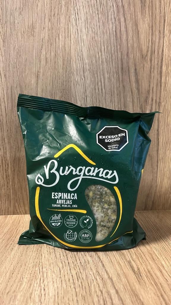 Medallones Espinaca Sin Tacc x 4 unidades Burganas