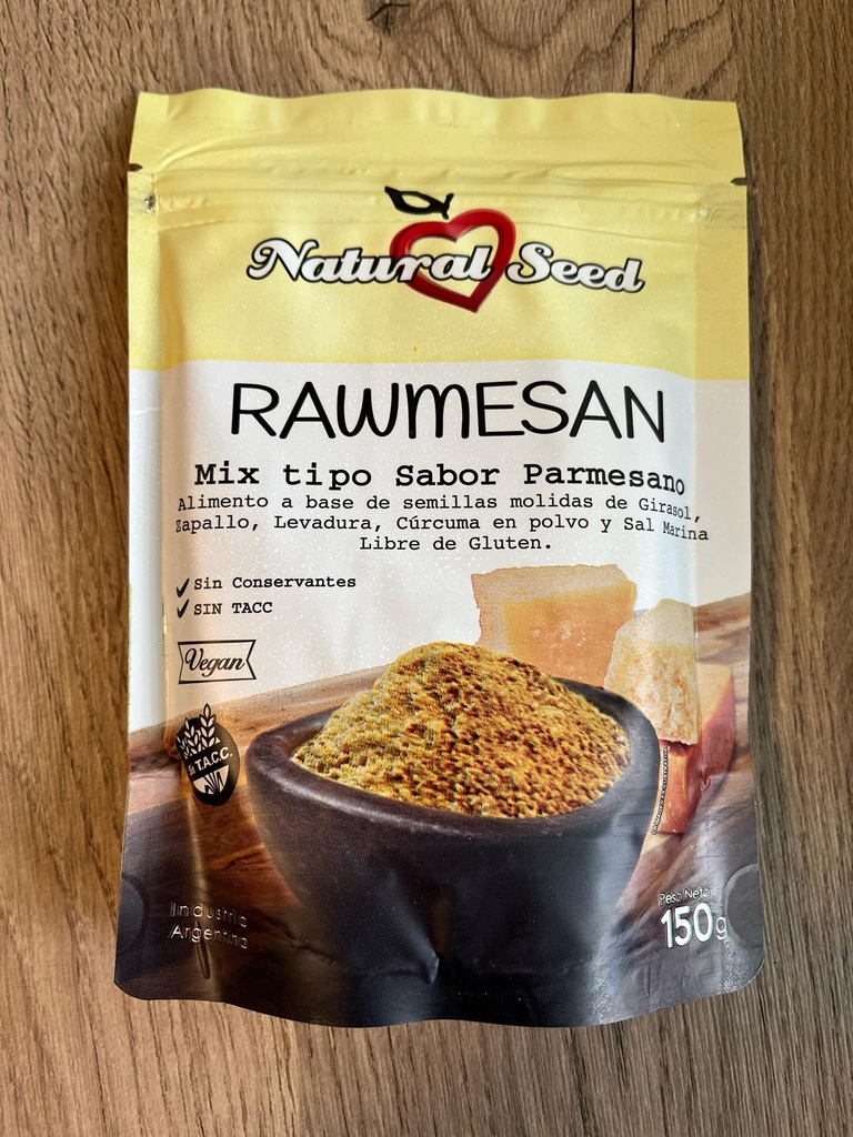 Rawmesan mix vegano sin tacc 150g Natural Seed