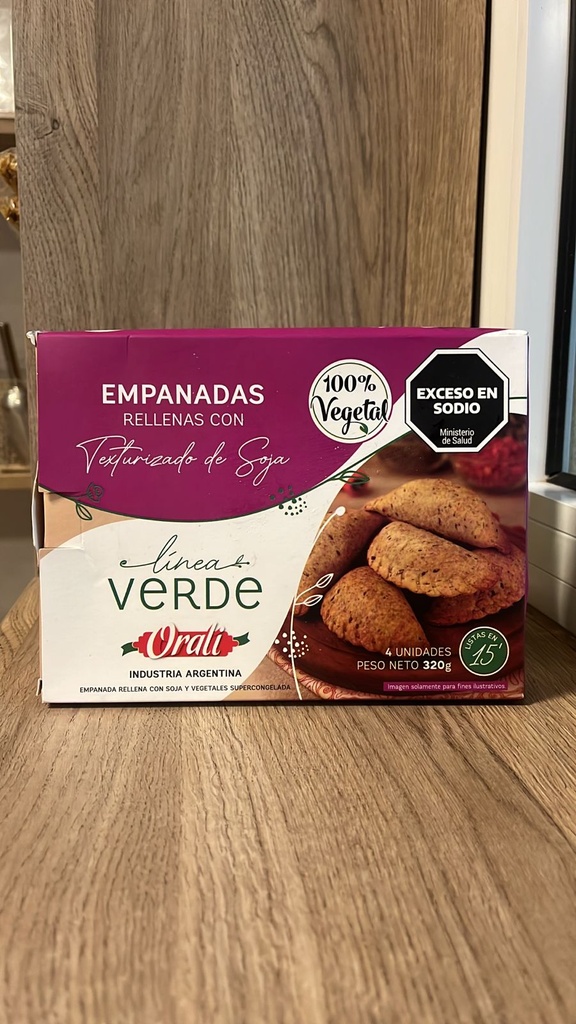 Empanadas rellenas Text.soja x 4u Vegeterianas Orali