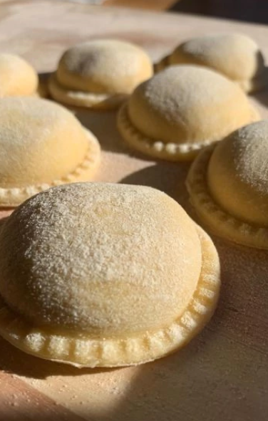 Sorrentinos keto jamon y queso sin tacc Dabin fit