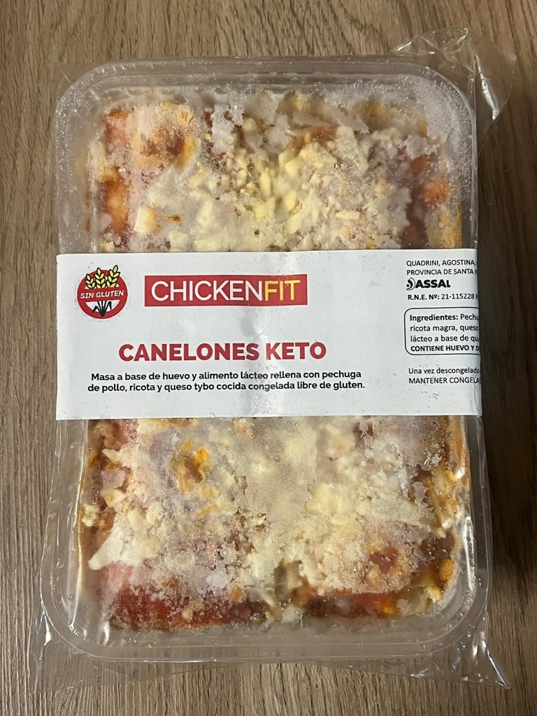 Canelones keto sin tacc Chicken fit