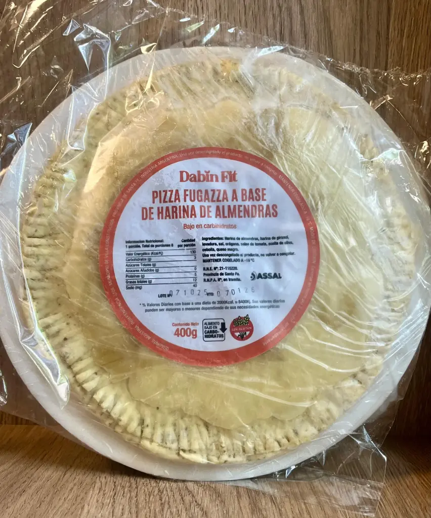 Pizza fugazza keto sin tacc Chicken fit