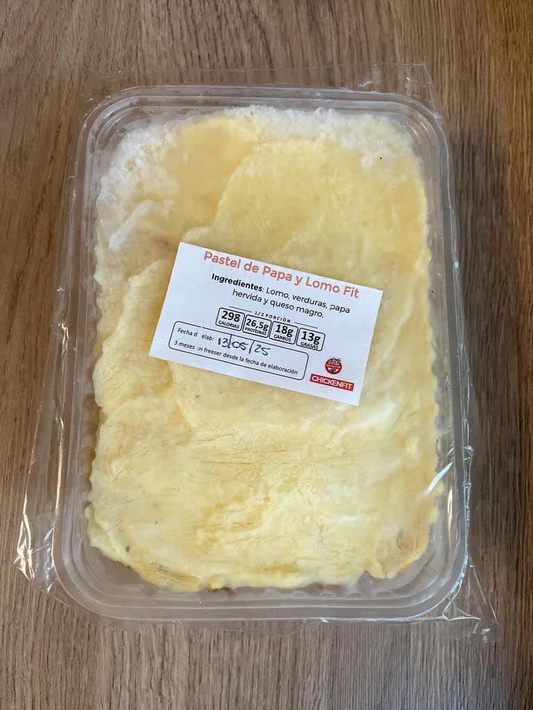 Pastel de papa SIN TACC. ChickenFit